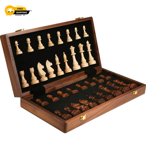 Luxury wood chess set - chess, –
