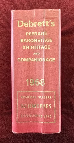 Vintage book debretts - vintage, peerage