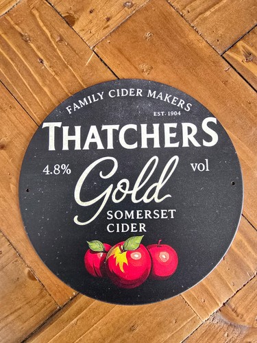Thatchers cider metal signs - cider,