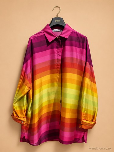 Christian dior 100 silk shirt - 100%,