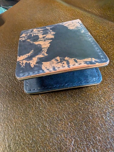 Shell cordovan bifold - cordovan, wallet
