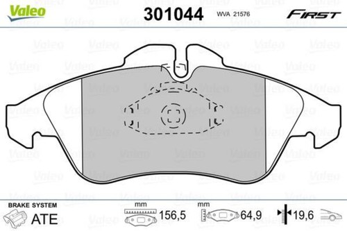 Valeo disc brake - pad, set