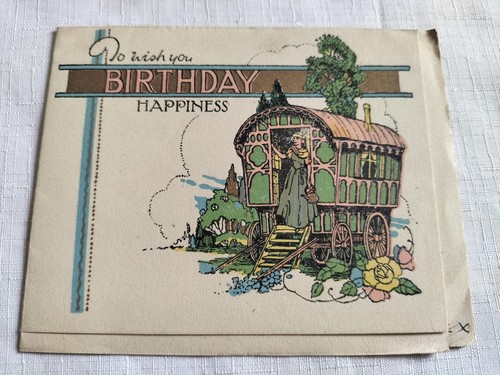 1940s vintage birthday card - 1940s,