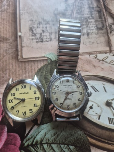 Two vintage watches - vintage,