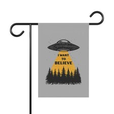 Want believe ufo garden - want,