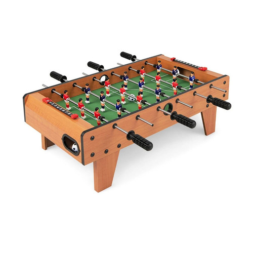 Wooden table football set - football,