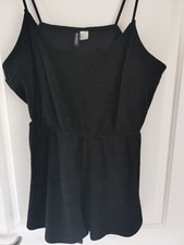 Womens large Black Toweling