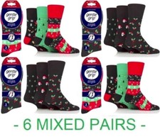 6 Pairs MENS CHRISTMAS Gentle