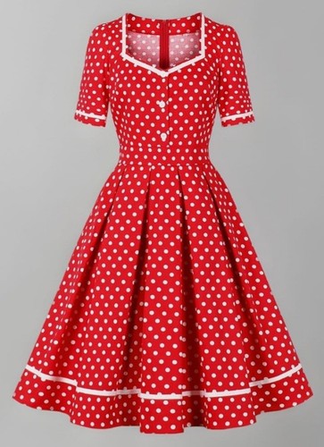 Women vintage cocktail dress - women's,