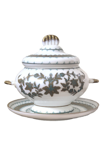 Antique moser bohemian painted - moser,
