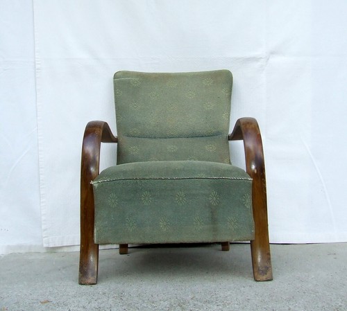Art deco armchair club - deco, armchair,