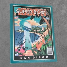 Super Bowl XXXVII Program 2004 Buccaneers Autograph Lynch Alstott Etc
