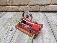Stuart 10H horizontal single live steam engine. Runs well, see video.
