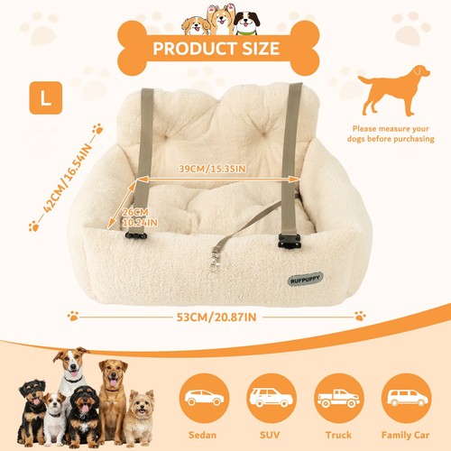 Dog car seat bed - dog, pet