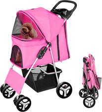Pet Travel Stroller – Pink