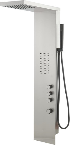 Stainless steel shower panel - shower,