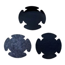 Felt Bass Drum Silencers Pad Dampeners Bass Kick Drum Mute Pad Enduring