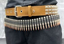 Metal Bullet Belt 2.23" Nickel