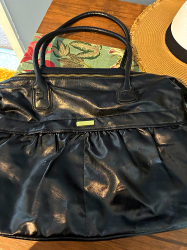 French connection black faux - french,