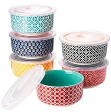 DOWAN Ramekins with Lids, 6 OZ