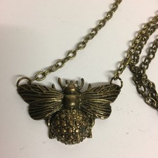 Brass Style Bee Pendant