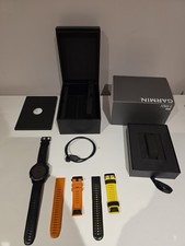 Garmin Fenix 6 Sapphire 47mm Black Case with Silicone Band GPS Running Watch