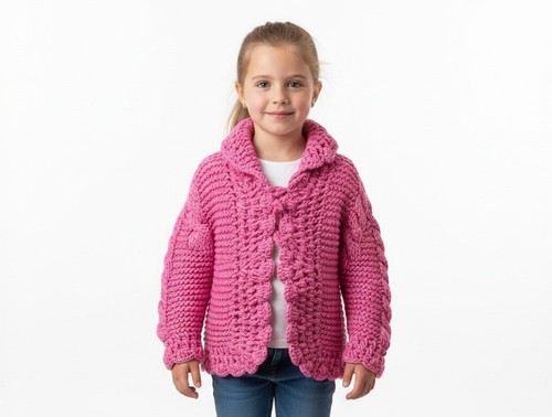 Girls pink soft - soft, front