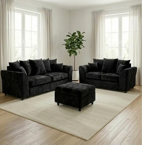 Black chicago seater - 3+2,