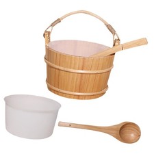 Sauna Bucket and Ladle Set