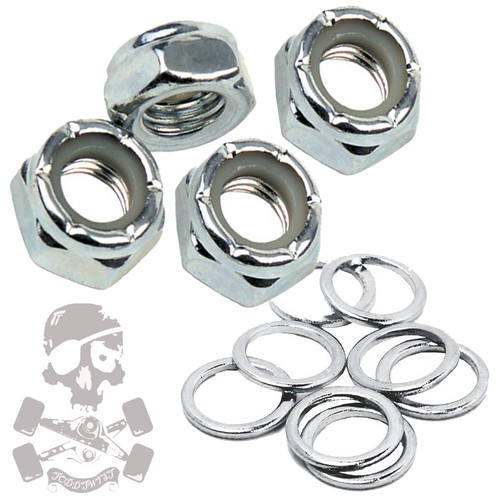 Skateboard truck axle nuts - skateboard,