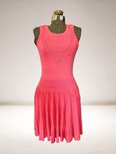 Milly Pink Pleated Mini Dress