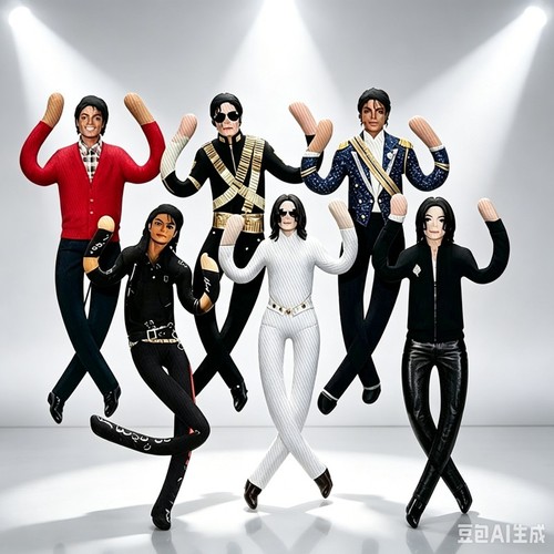 28cm michael jackson cosplay - michael,