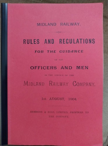 1904 midland railway - railway, rules
