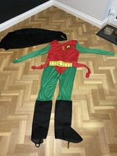 Robin From Batman DC Comics Costume Fancy Dress Large