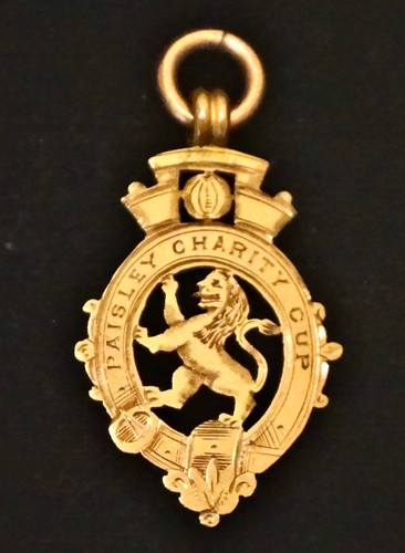 9ct gold football medal - 9ct,