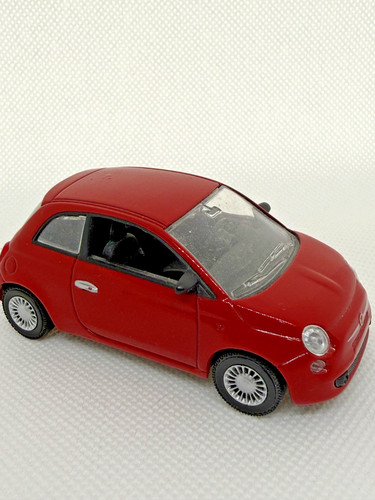 Fiat 500 red diecast model - 500,