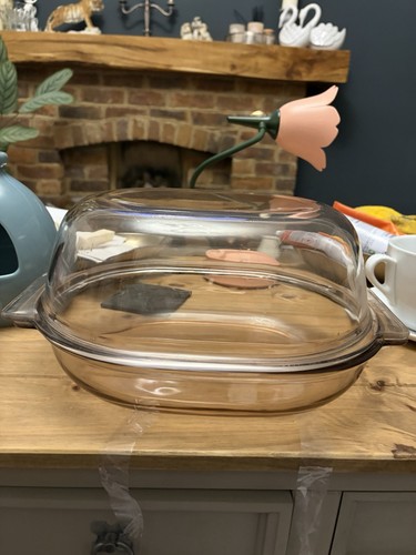 Vintage pyrex smoke brown - vintage,