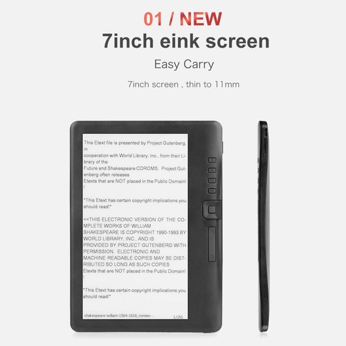 Black reader portable - reader,