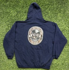 Vintage 90's O'Neill Surf Wet Suit Hoodie Sweatshirt Men's 2XL Navy Blue