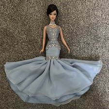 Unknown Silkstone Barbie wearing The Soiree Genuine Silkstone Dress