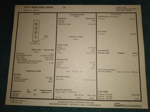 1974 mercedes 230 141 - mercedes,