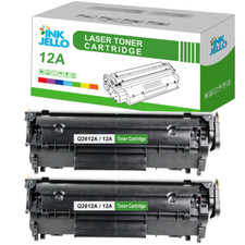 2 x Toner Cartridge Q2612A /