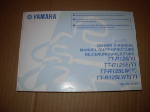 2009 yamaha r125y ey lwy - tt-r125y,