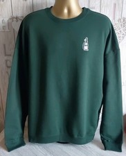 Rapanui x Wallace & Gromit Men's L OVERSIZED Feathers McGraw Organic Sweatshirt