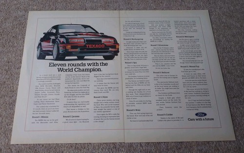 Ford sierra rs500 poster - sierra,