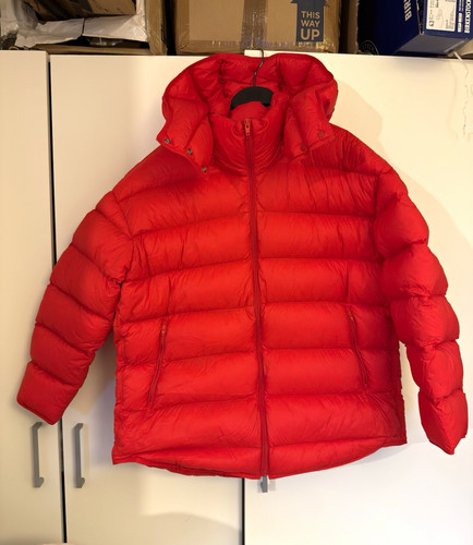 Jnby red hooded down puffer - jnby,