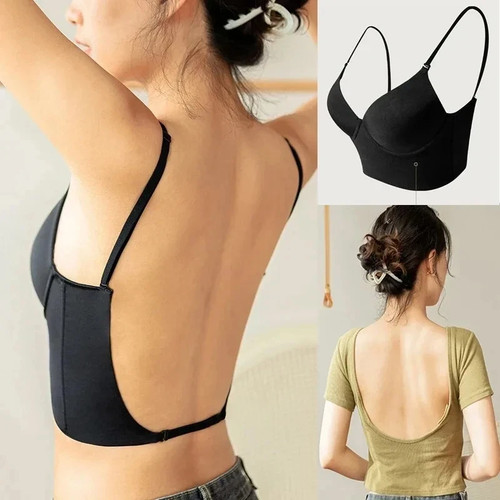 Women invisible bra deep - bra, u