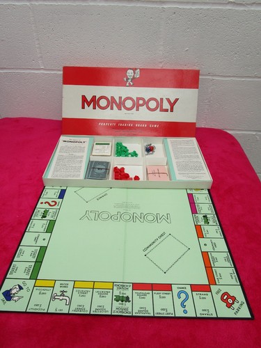 Vintage monopoly board game - board,
