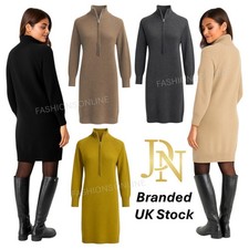 Ladies Womens Jumper Dress