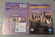 MULTI SIGNED DOWNTON ABBEY SERIES 2 DVD SLEEVE CHARITY BONNEVILLE LOGAN ROBB ++